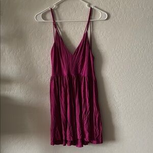 Sam Edelman Romper Magenta Spaghetti Strap